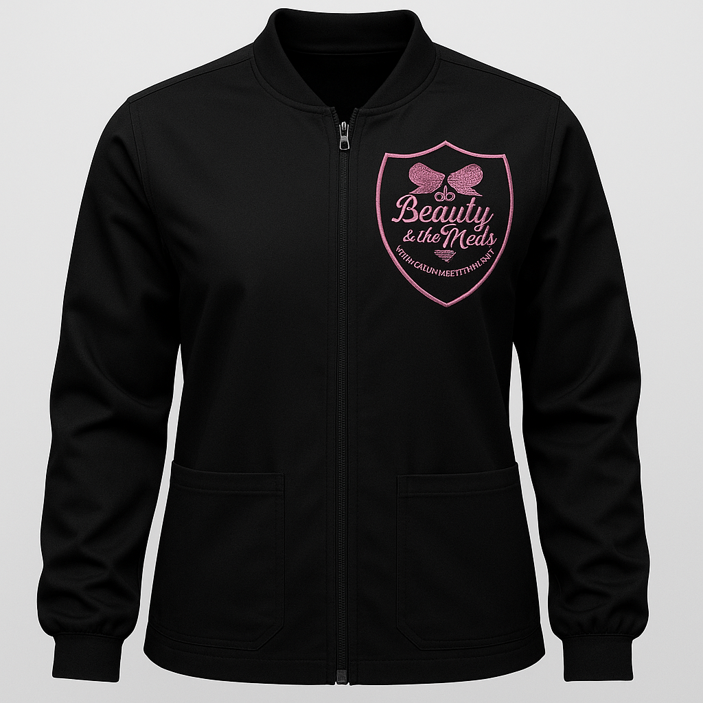 All Day Comfront Scrub Jacket